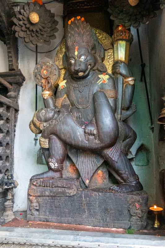 Hanuman statue, Mahendra Museum