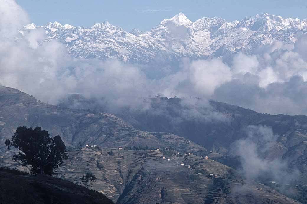 View towards the Himalaya