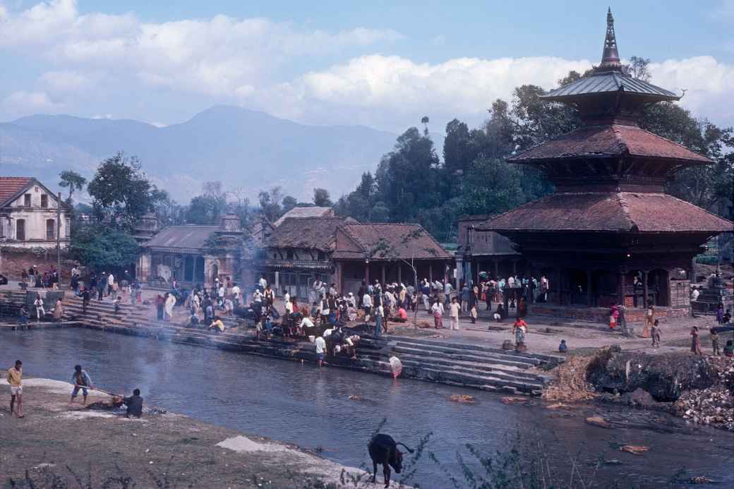Temple along the river