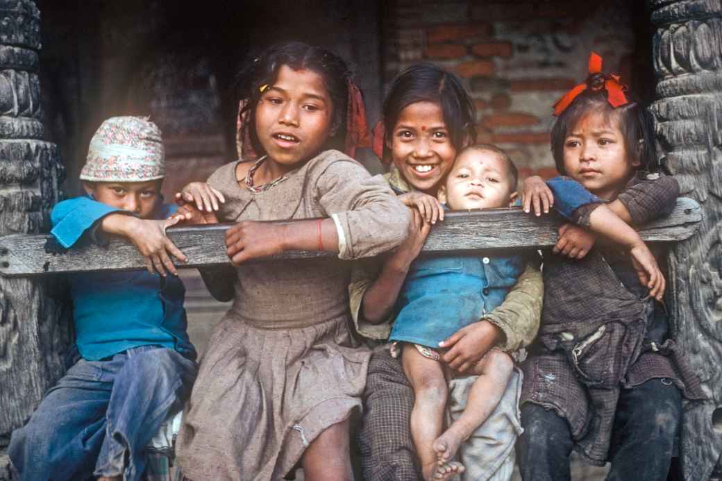 Children, Patan Durbar Square