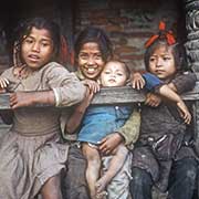 Children, Patan Durbar Square