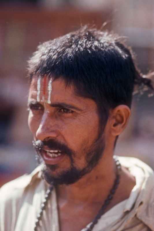 Young man with tilak