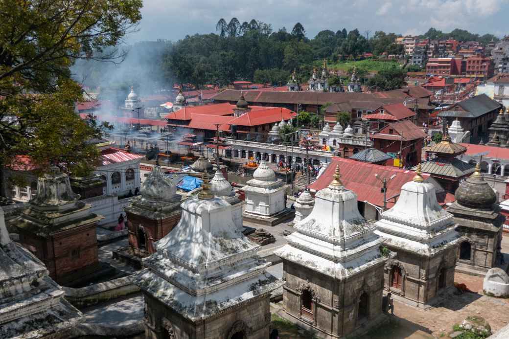 Stupas at Pashupatinath Temple