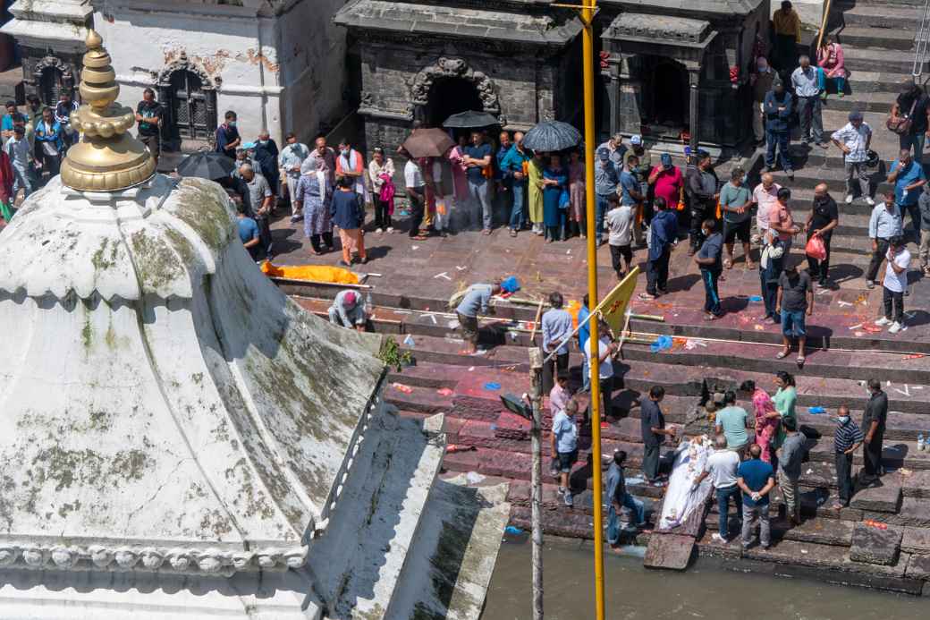 Washing place, Pashupatinath Temple