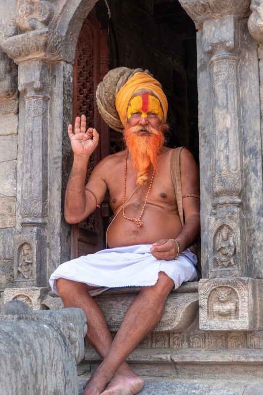 Sadhu, Pashupatinath Temple