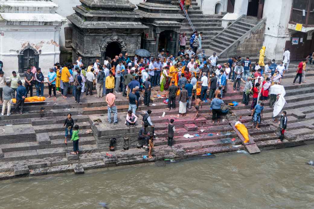 Washing place, Pashupatinath Temple