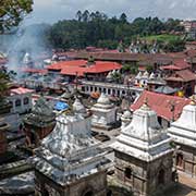 Stupas at Pashupatinath Temple