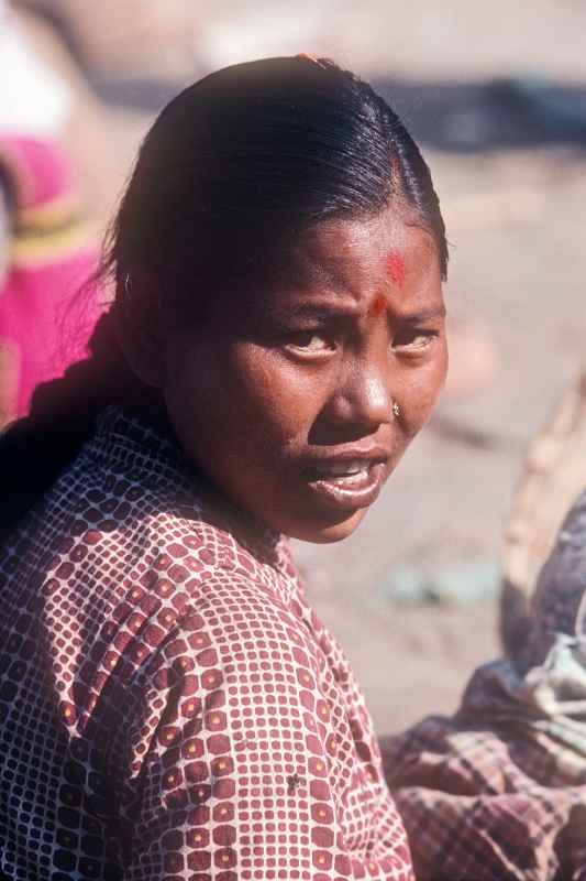 Girl on the market