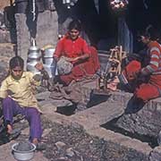 Women weaving