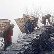 Women with carrying baskets