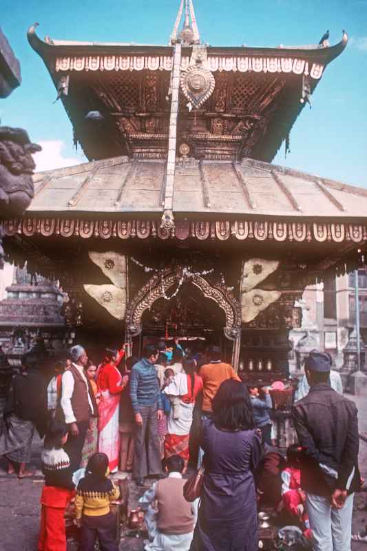 At Harati Devi's temple