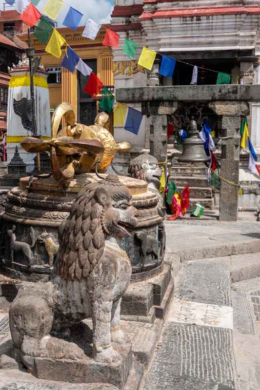 Gilt Dorji thunderbolt, Swayambhunath