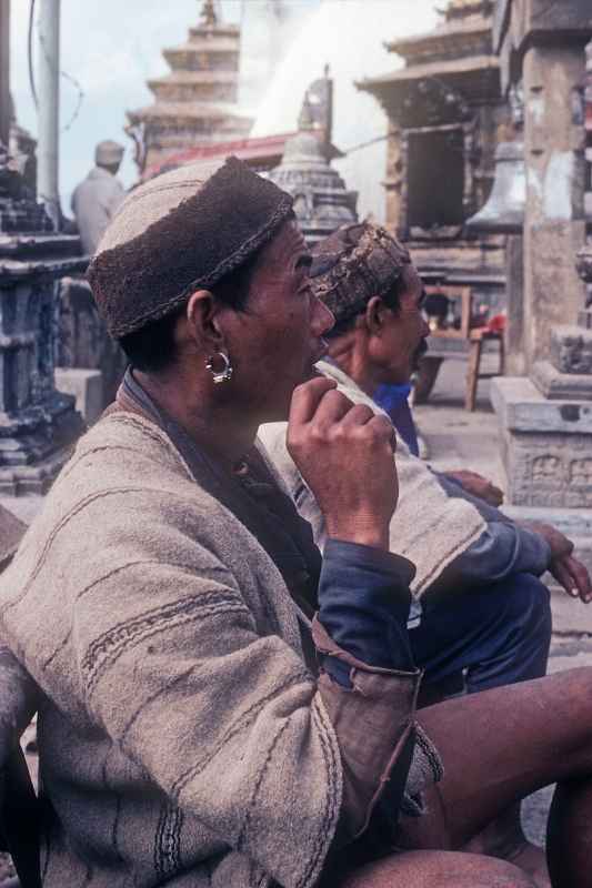 Men at Swayambhunath