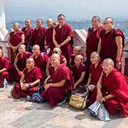 Buddhist nuns, Swayambhunath