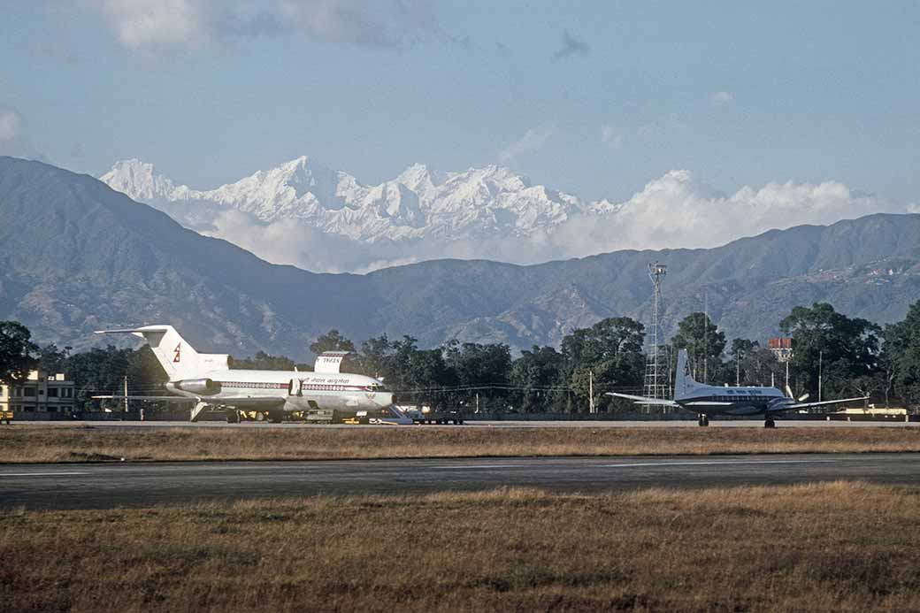 At Tribhuvan Airport