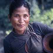 Woman carrying a jar