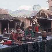 Women doing laundry