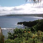 The bay of Alofi