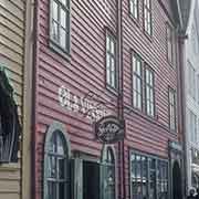 Wooden façades, Hanseatic warehouses