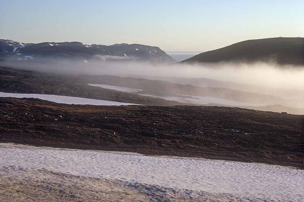 Magerøya, with clouds