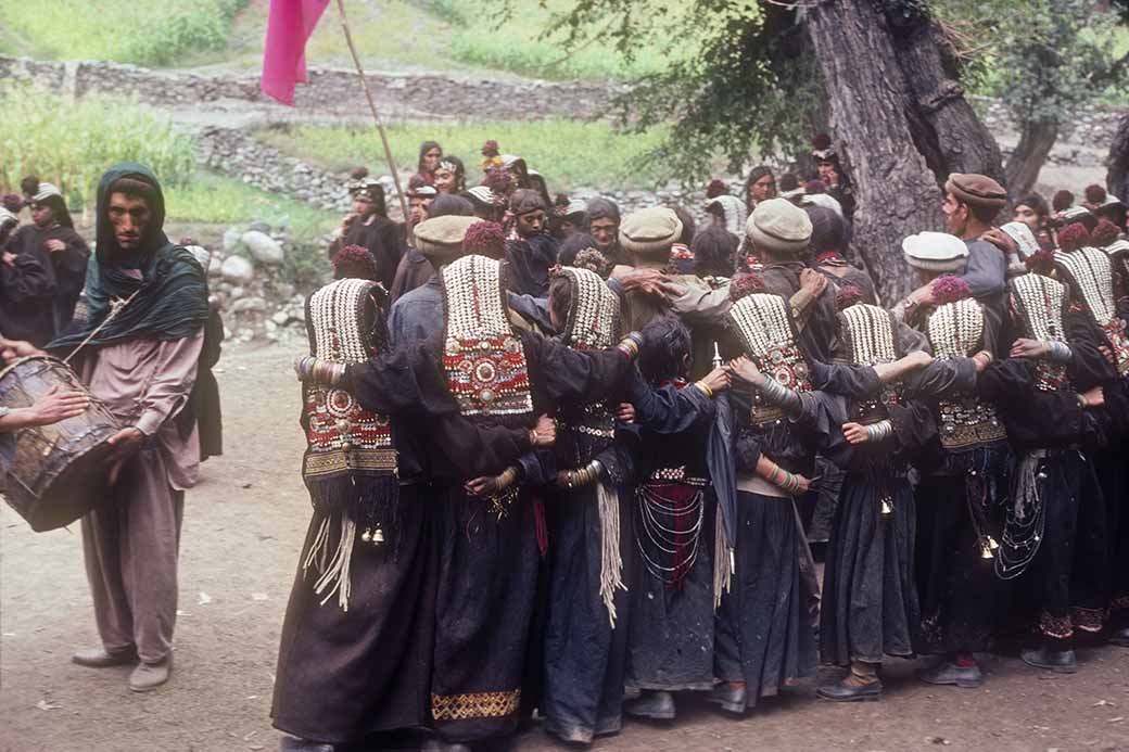 Drumming and dancing