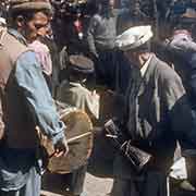 Men drumming