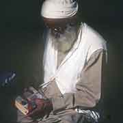 Old man with a book