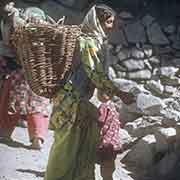 Woman with a basket