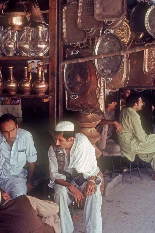 Shop selling copper ware