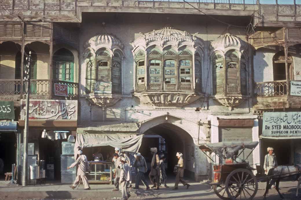 Façades in Peshawar