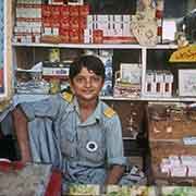 Boy selling cigarettes