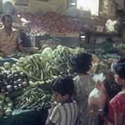 Selling vegetables, Karachi