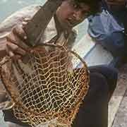 Boy with crab