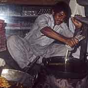 Making “Jalebi” sweets