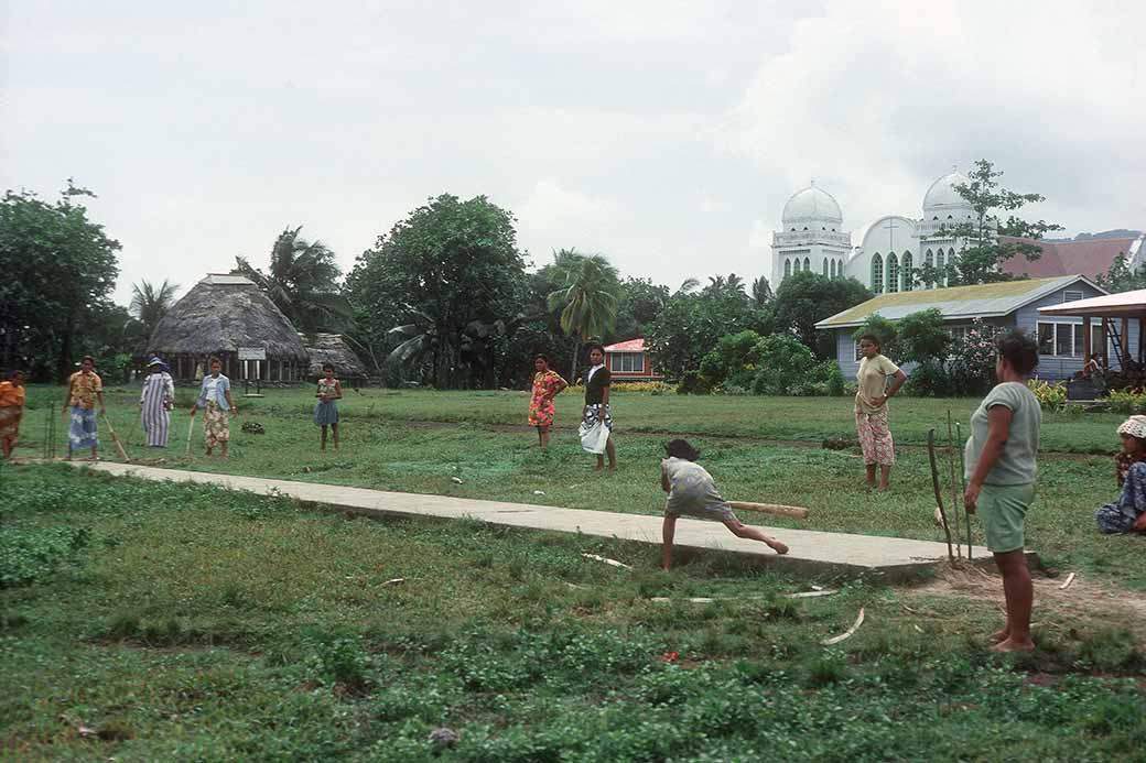 Cricket in Lalomanu