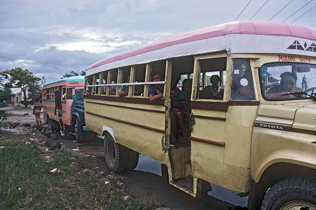 Apia's bus station