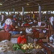 Apia's main market