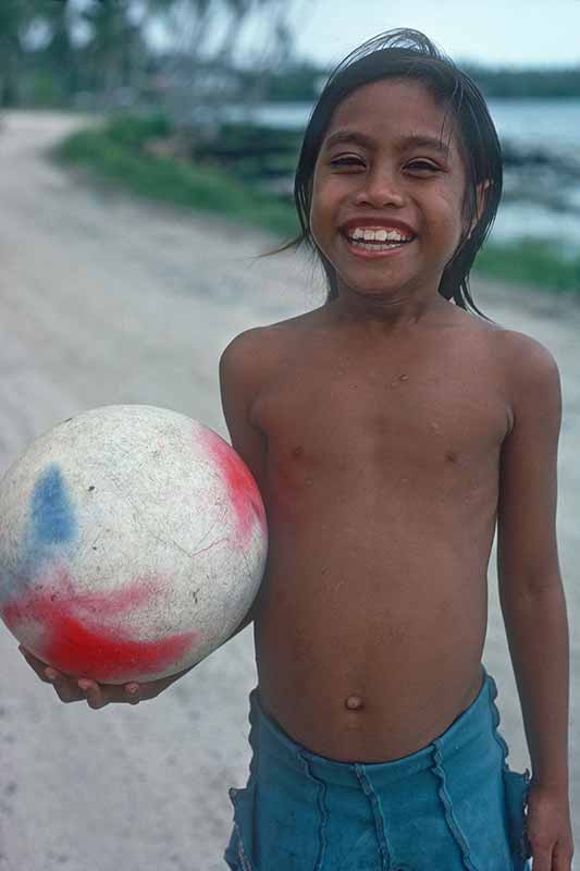 Girl with her ball