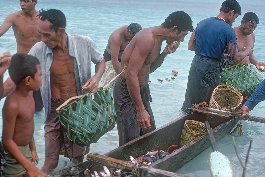 Returning after fishing