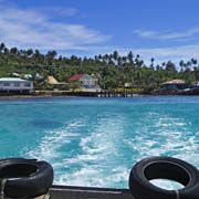 Leaving Manono island