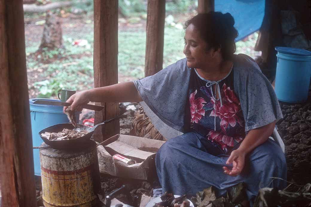 Preparing food