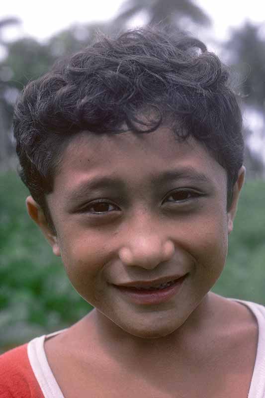 Young boy in Pu'apu'a