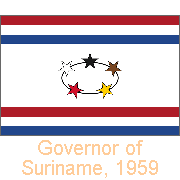 Governor of Suriname, 1959