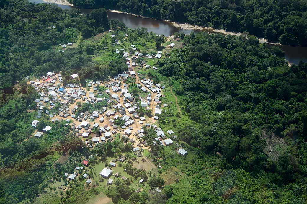 Aerial view of Kajana