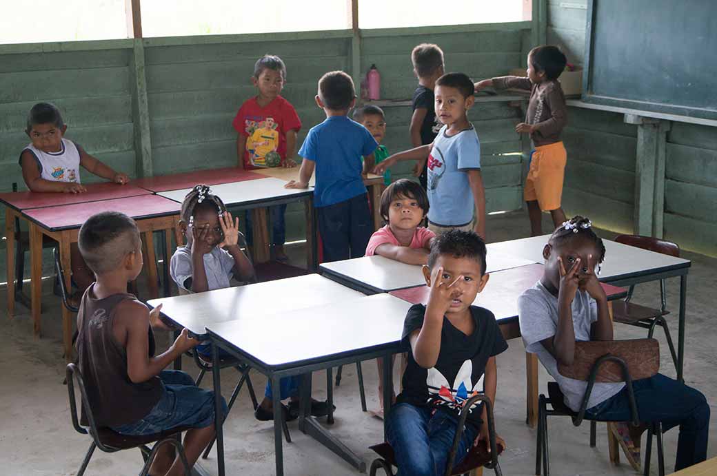 School class, Palumeu