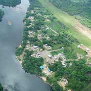 Flying over Palumeu