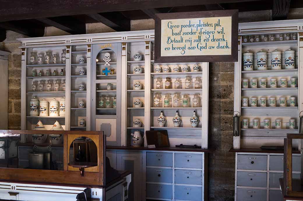 Old pharmacy, Fort Zeelandia