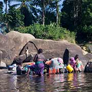 Women doing the laundry