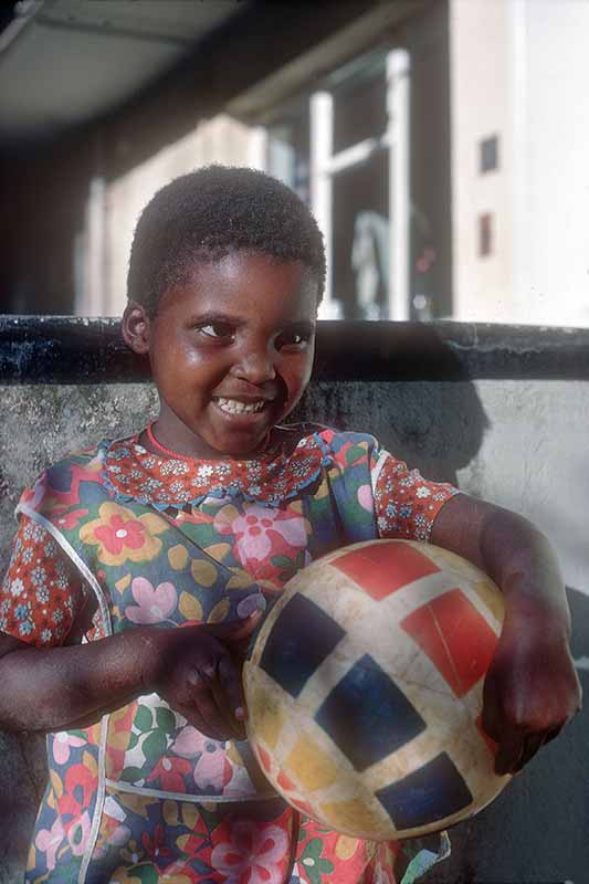 Girl with ball