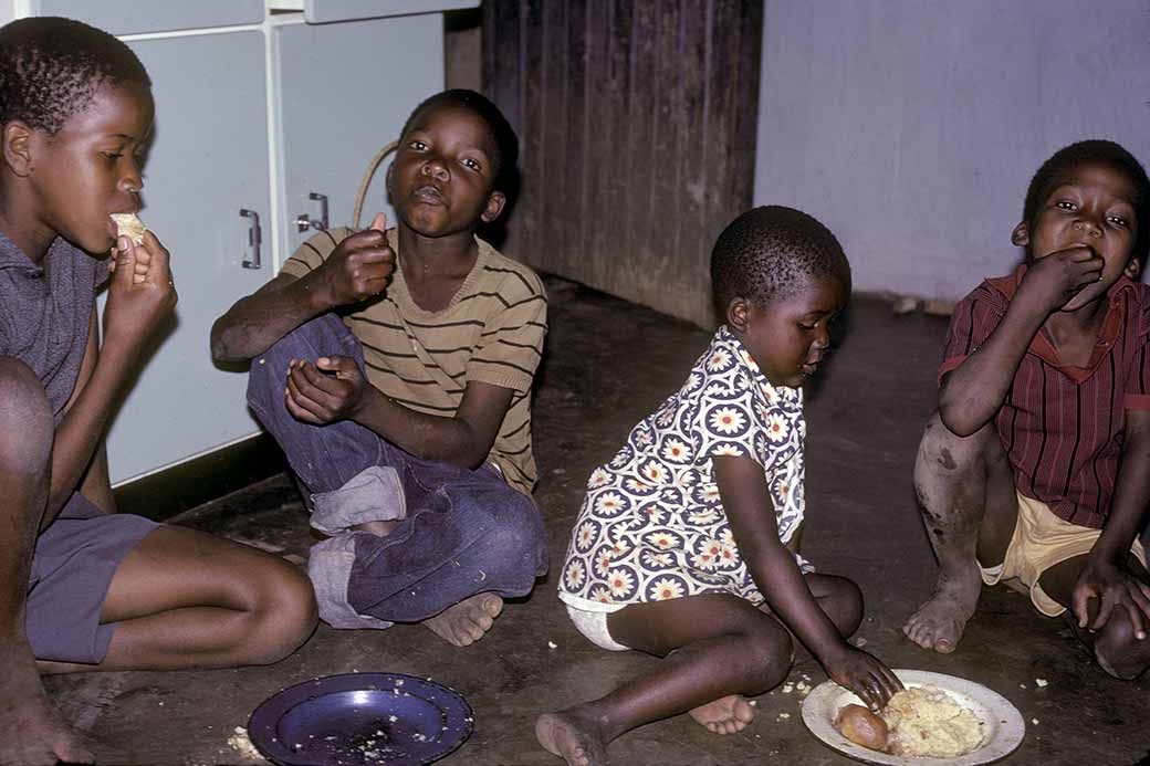 Children eating